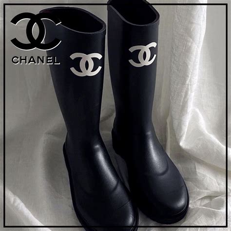 chanel boots ugg|Chanel rain boots 2022.